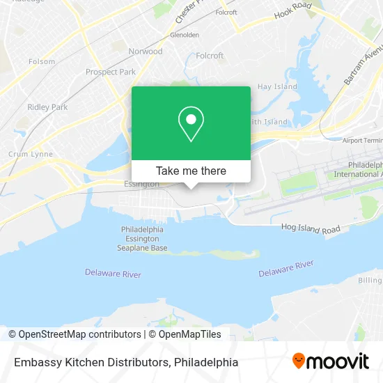 Embassy Kitchen Distributors map