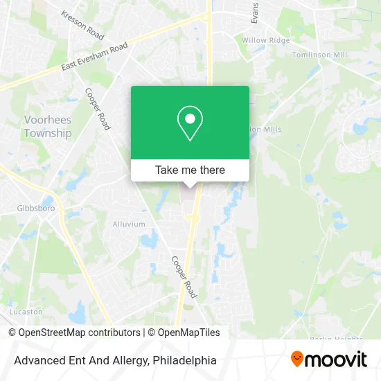 Advanced Ent And Allergy map
