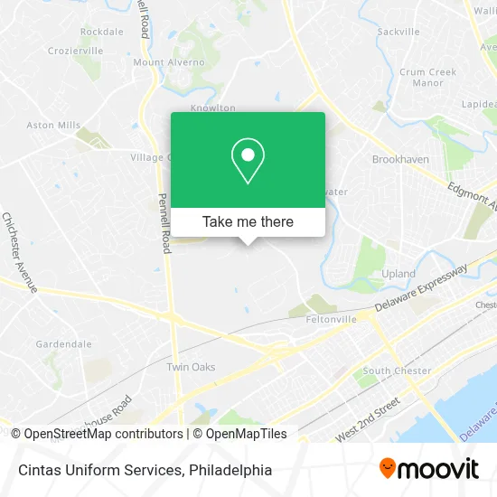 Cintas Uniform Services map