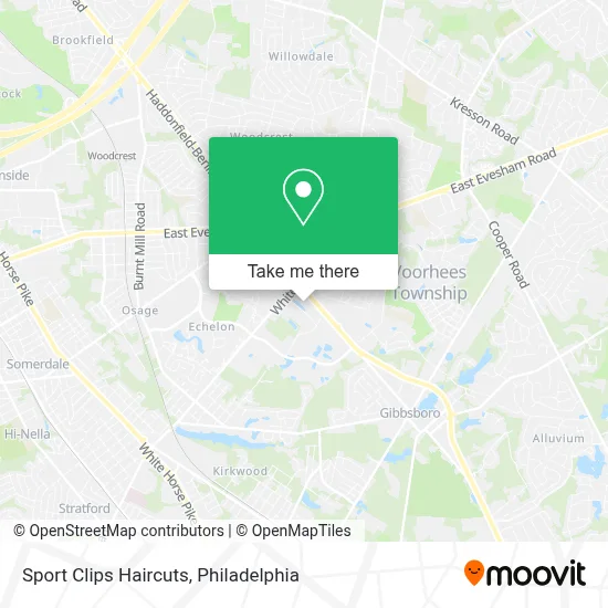 Sport Clips Haircuts map