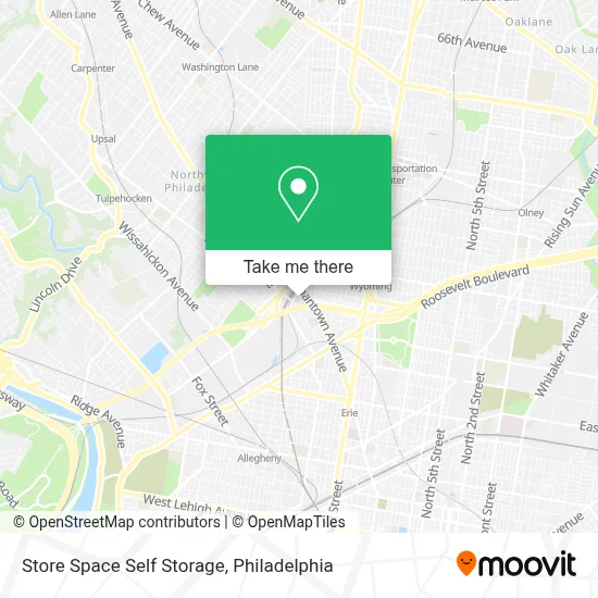 Store Space Self Storage map