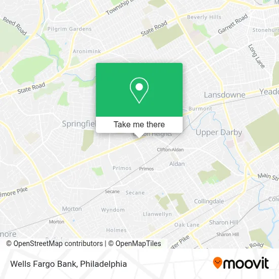 Wells Fargo Bank map