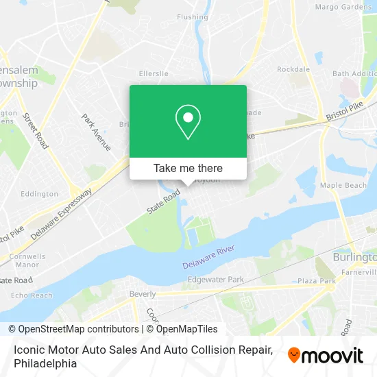 Iconic Motor Auto Sales And Auto Collision Repair map