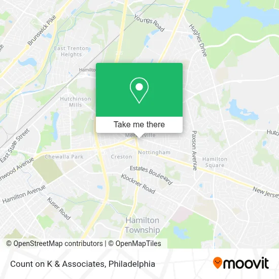 Count on K & Associates map