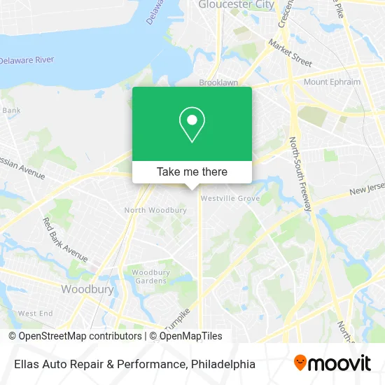 Ellas Auto Repair & Performance map