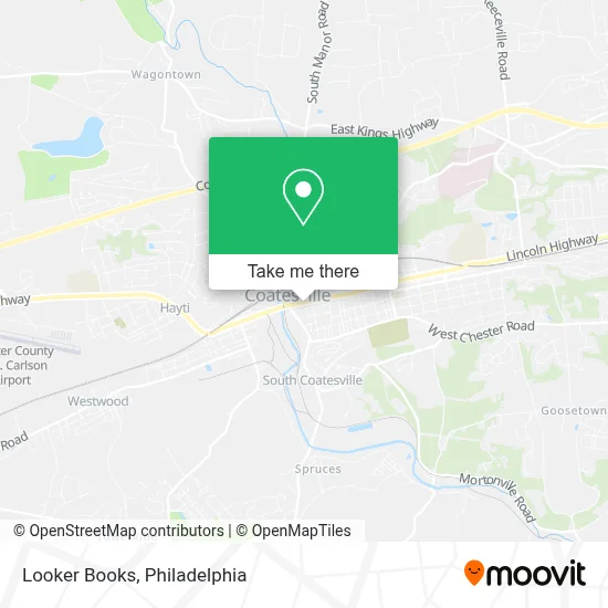Looker Books map