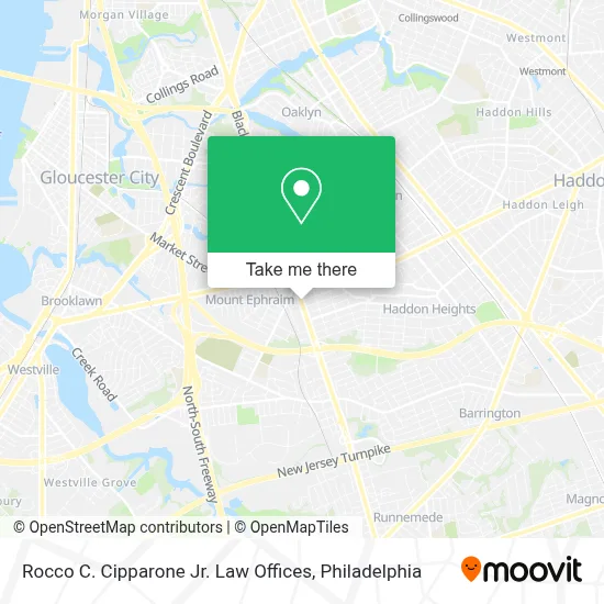 Rocco C. Cipparone Jr. Law Offices map