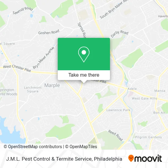J.M.L. Pest Control & Termite Service map