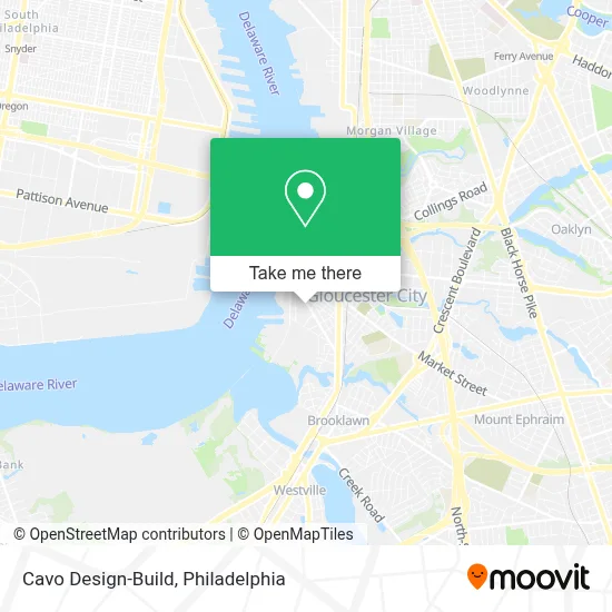 Cavo Design-Build map