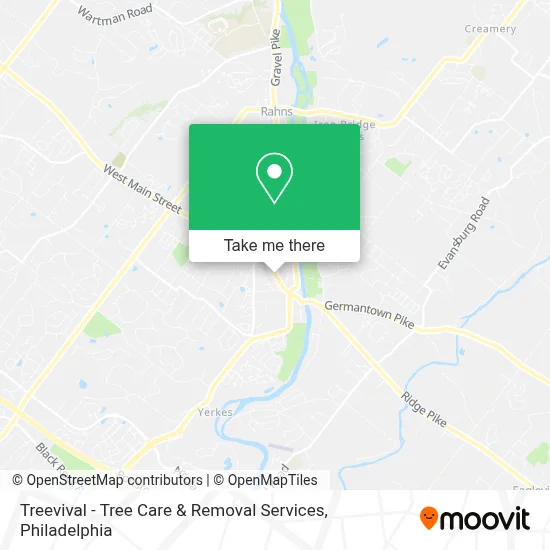 Treevival - Tree Care & Removal Services map
