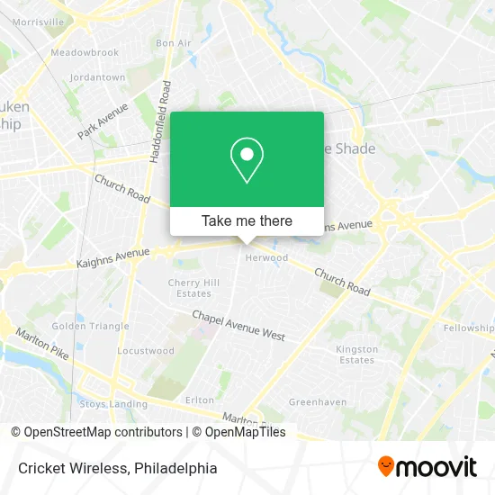 Cricket Wireless map