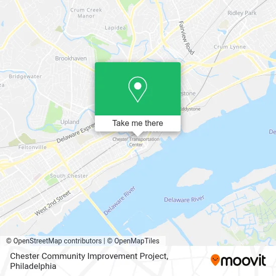 Chester Community Improvement Project map