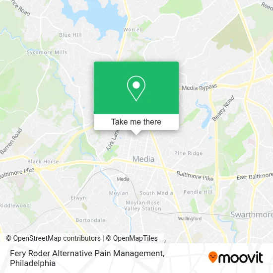 Fery Roder Alternative Pain Management map