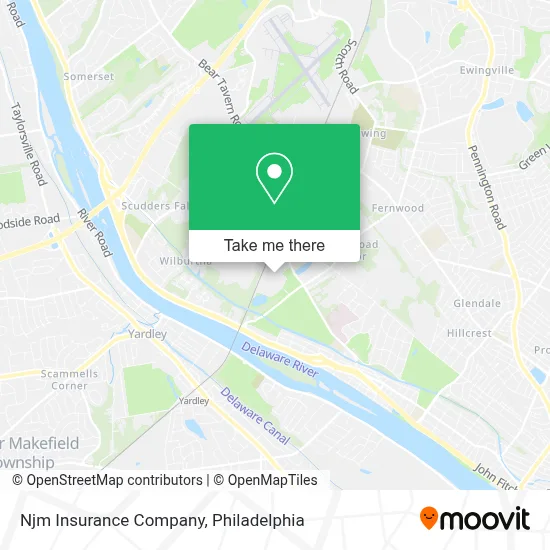 Njm Insurance Company map