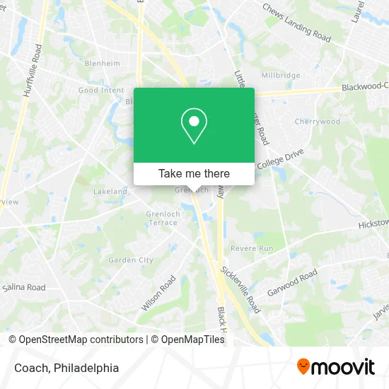 Coach map