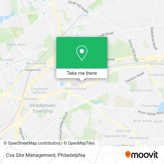 Cva Site Management map