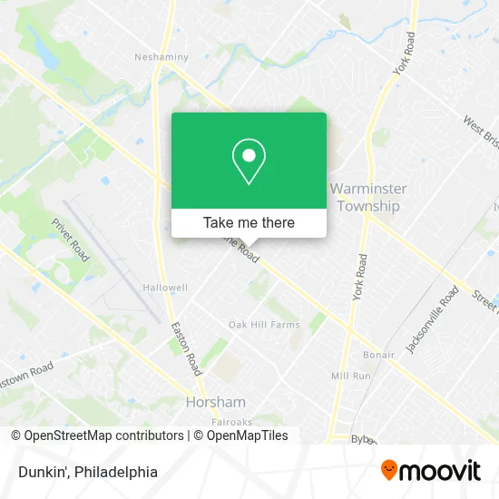 Dunkin' map
