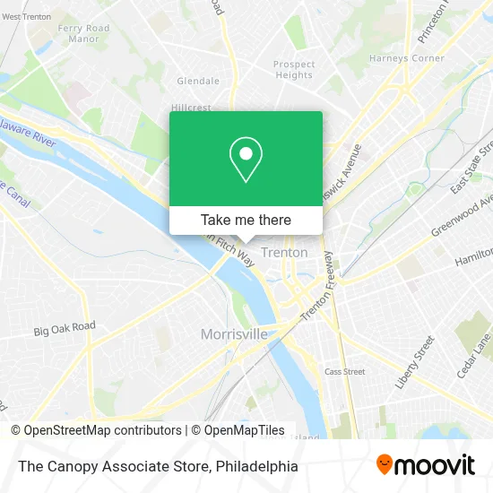 The Canopy Associate Store map