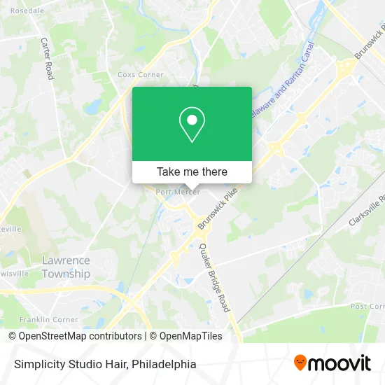 Simplicity Studio Hair map