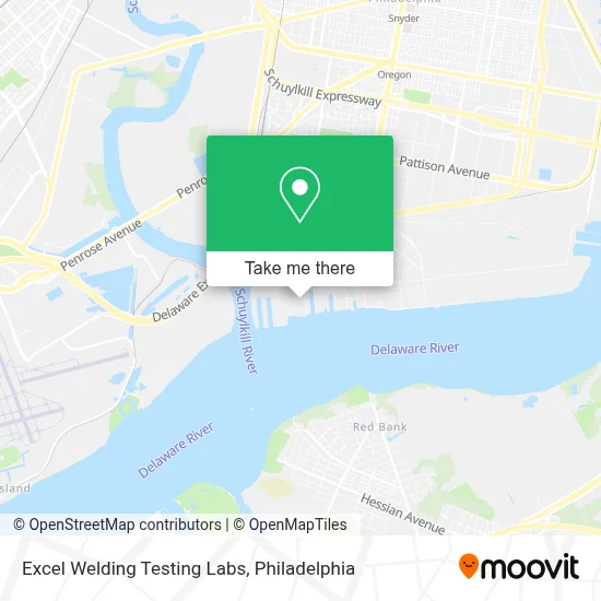 Excel Welding Testing Labs map