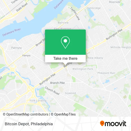 Bitcoin Depot map