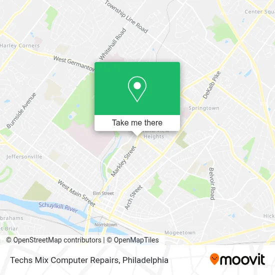 Techs Mix Computer Repairs map