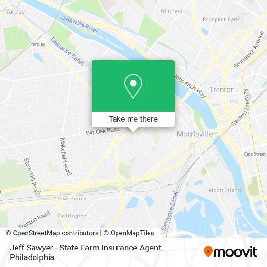 Jeff Sawyer - State Farm Insurance Agent map
