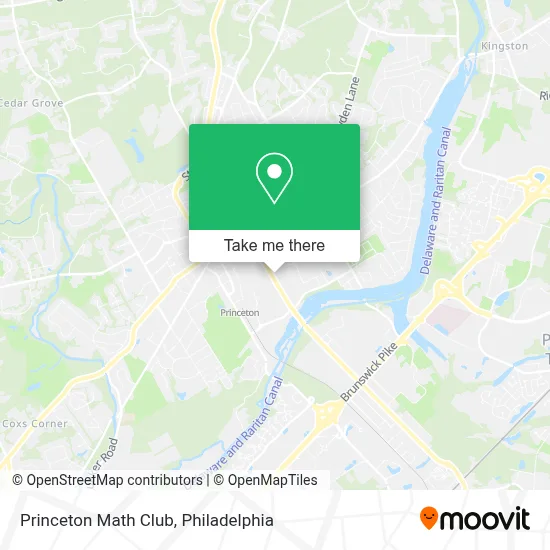 Princeton Math Club map