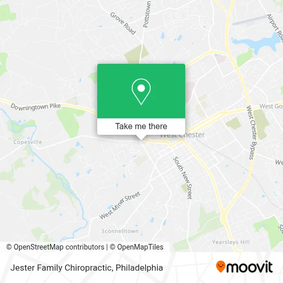 Jester Family Chiropractic map