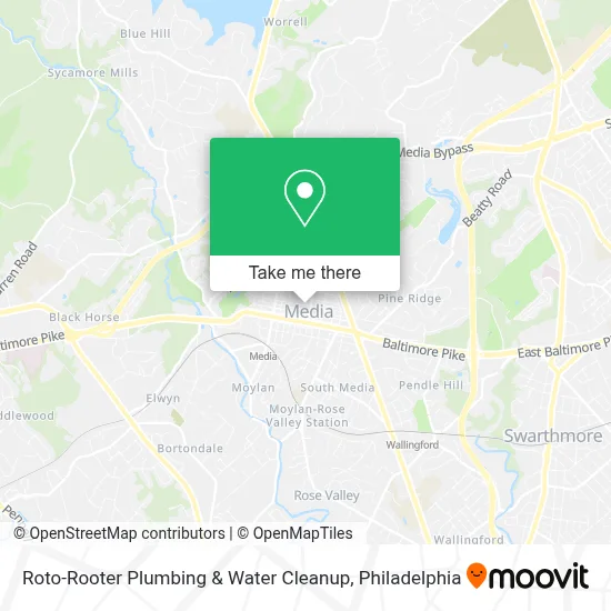 Roto-Rooter Plumbing & Water Cleanup map