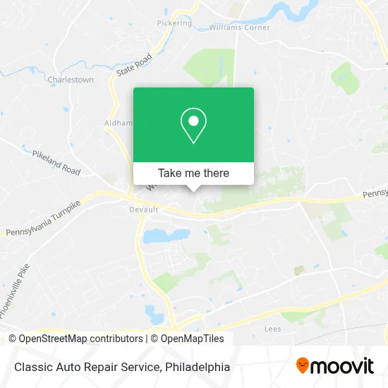 Classic Auto Repair Service map