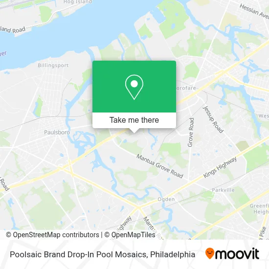 Poolsaic Brand Drop-In Pool Mosaics map