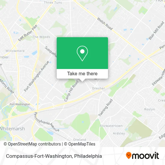 Compassus-Fort-Washington map