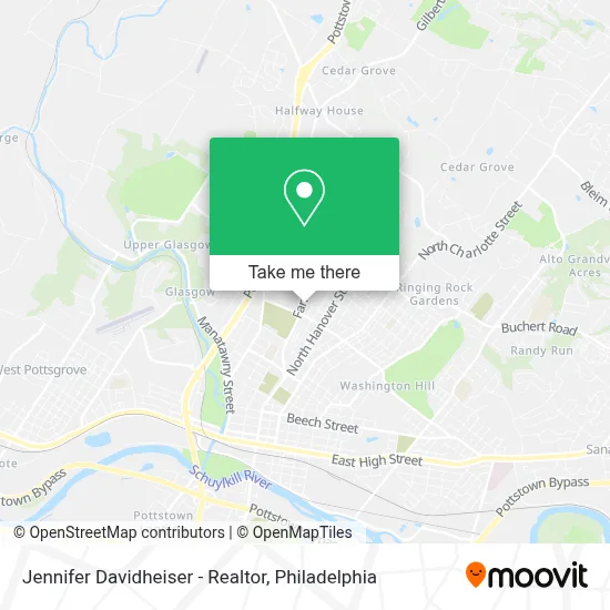 Jennifer Davidheiser - Realtor map