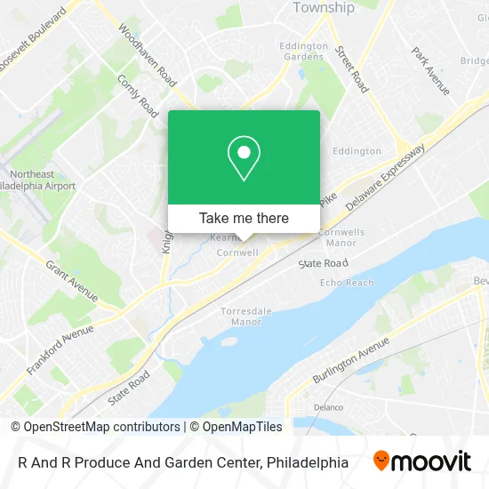 R And R Produce And Garden Center map