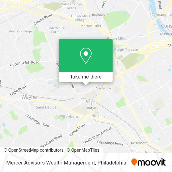 Mercer Advisors Wealth Management map