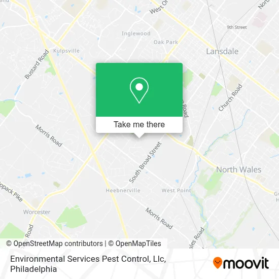 Environmental Services Pest Control, Llc map