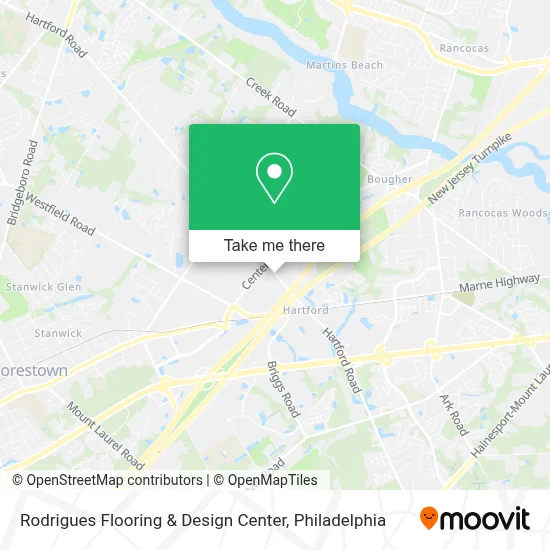 Rodrigues Flooring & Design Center map