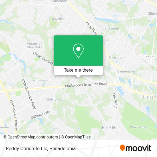 Reddy Concrete Llc map