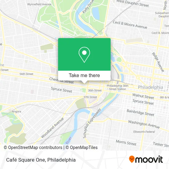 Café Square One map