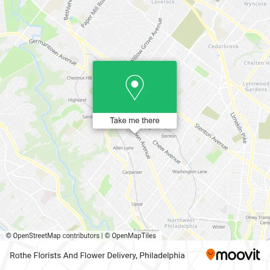 Rothe Florists And Flower Delivery map