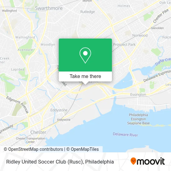 Ridley United Soccer Club (Rusc) map