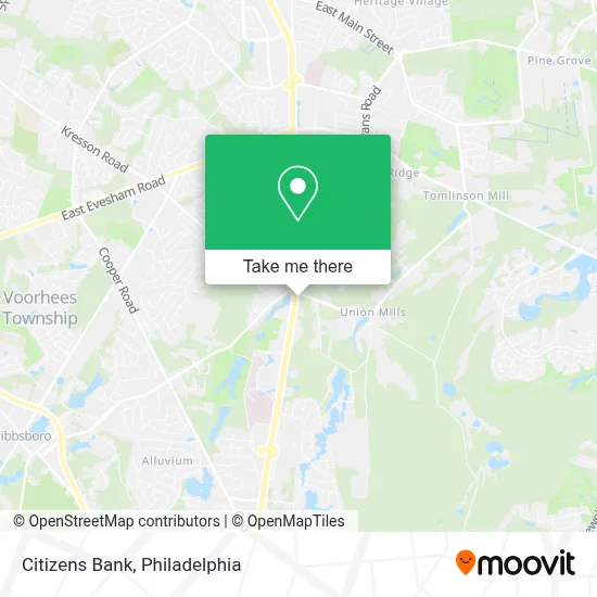Citizens Bank map