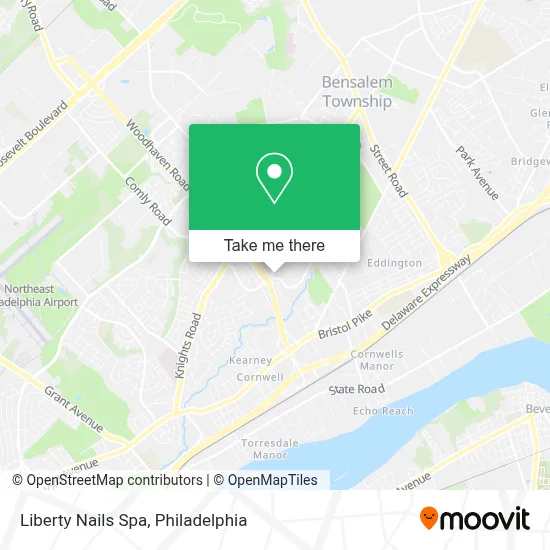Liberty Nails Spa map