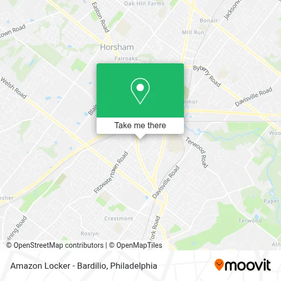 Amazon Locker - Bardilio map