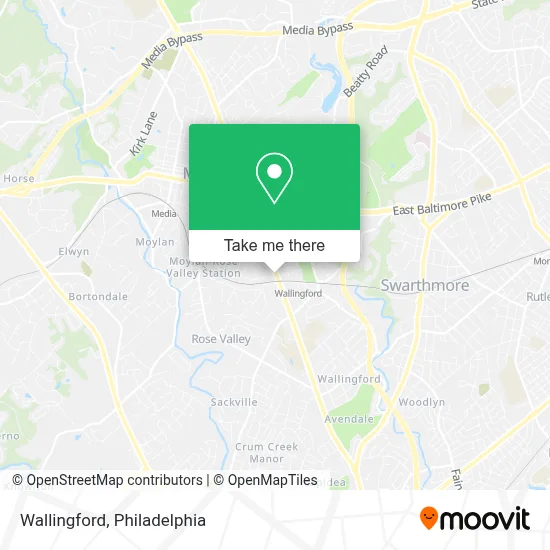 Wallingford map