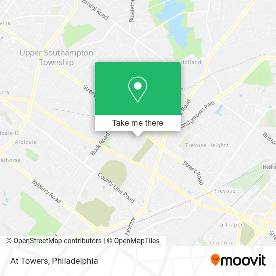 At Towers map
