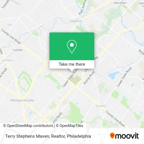 Terry Stephens Maven, Realtor map
