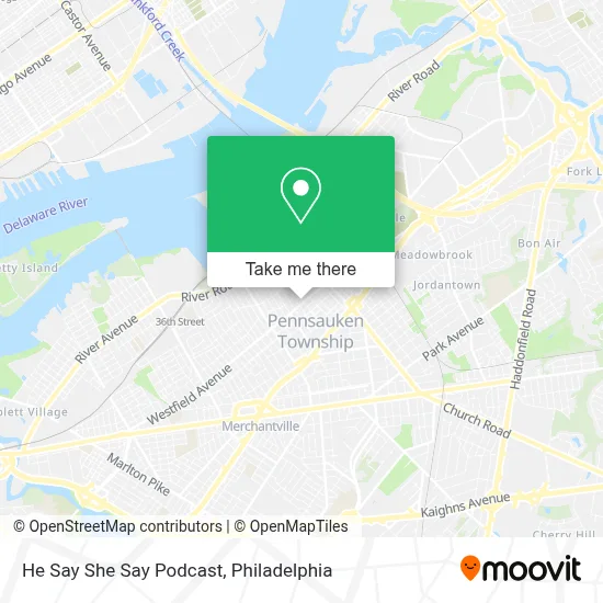 He Say She Say Podcast map