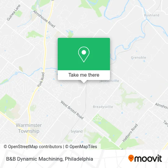 B&B Dynamic Machining map